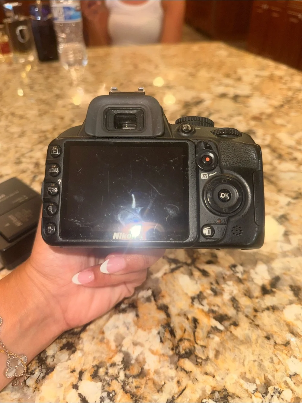Nikon D3100 DSLR Camera Body in Black with Charger